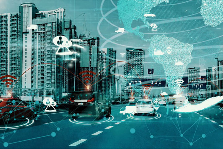 Smart city infographic