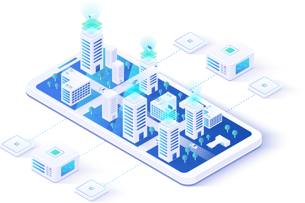 Smart City concept diagram 