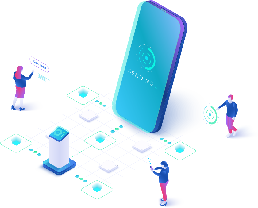 Hi-tech concept diagram