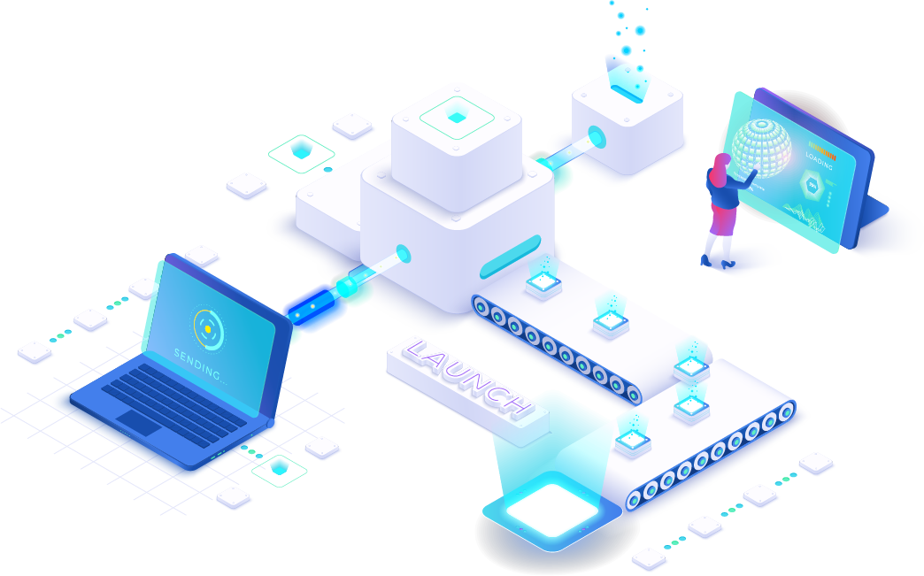 Hi-tech concept diagram