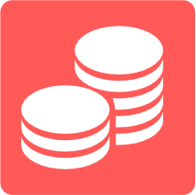 Pile of coins icon